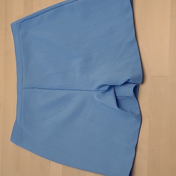 Vtg 1970s Fairfield Lady Blue and Sand Colored Highwaist Shorts(2) ILGWU Stamped - Picture 9 of 15